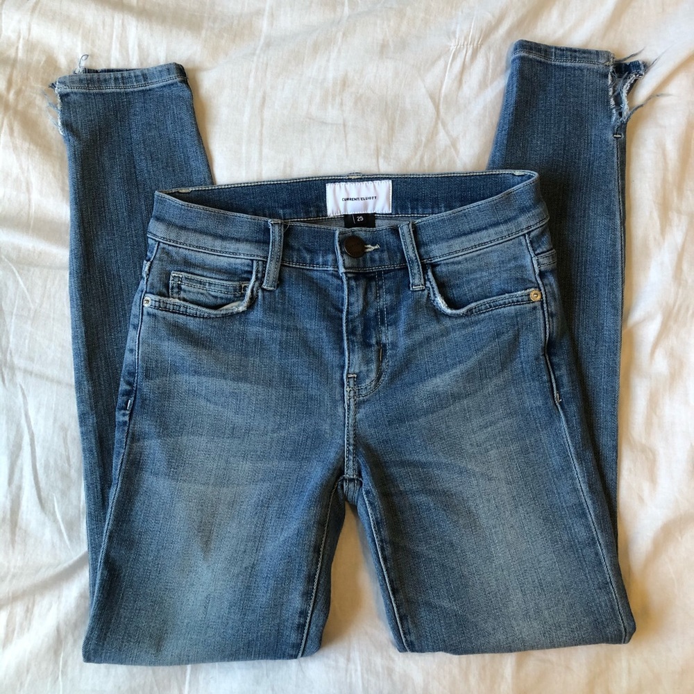 Current/Elliot Original Ankle Stiletto skinny Jean 25 - Picture 3 of 7